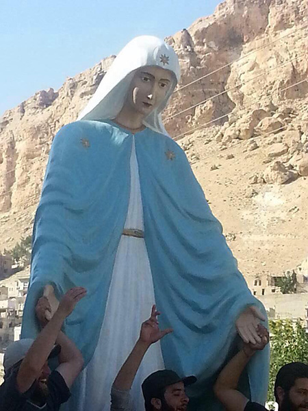 Statue Of Virgin Mary, Stolen By Terrorists, Restored To Maaloula ...